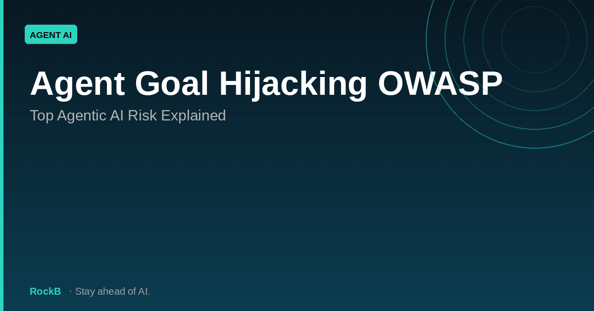 Agent Goal Hijacking OWASP: Top Agentic AI Risk Explained