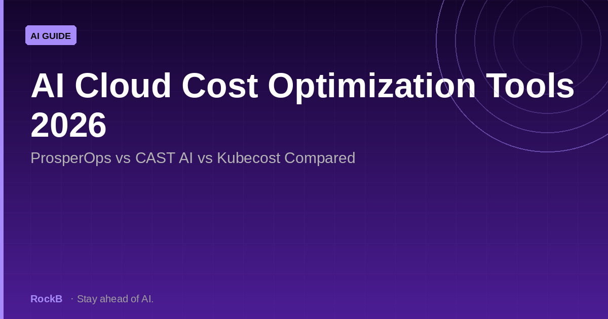 AI Cloud Cost Optimization Tools 2026: ProsperOps vs CAST AI vs Kubecost Compared