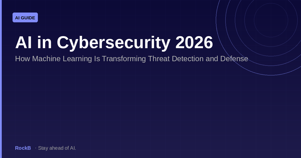 AI in Cybersecurity 2026: How Machine Learning Is Transforming Threat Detection and Defense
