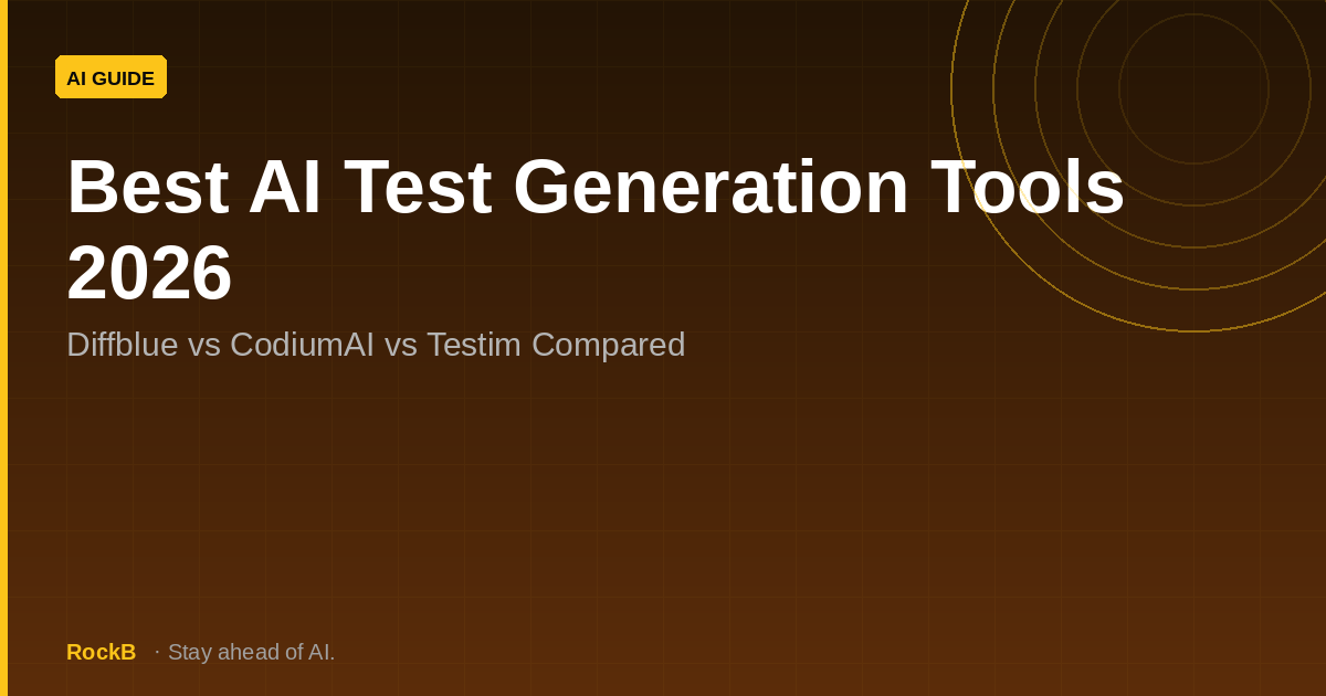 Best AI Test Generation Tools 2026: Diffblue vs CodiumAI vs Testim Compared