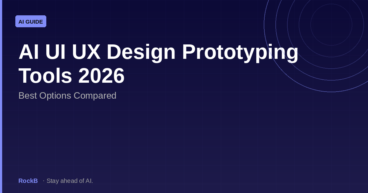 AI UI UX Design Prototyping Tools 2026: Best Options Compared