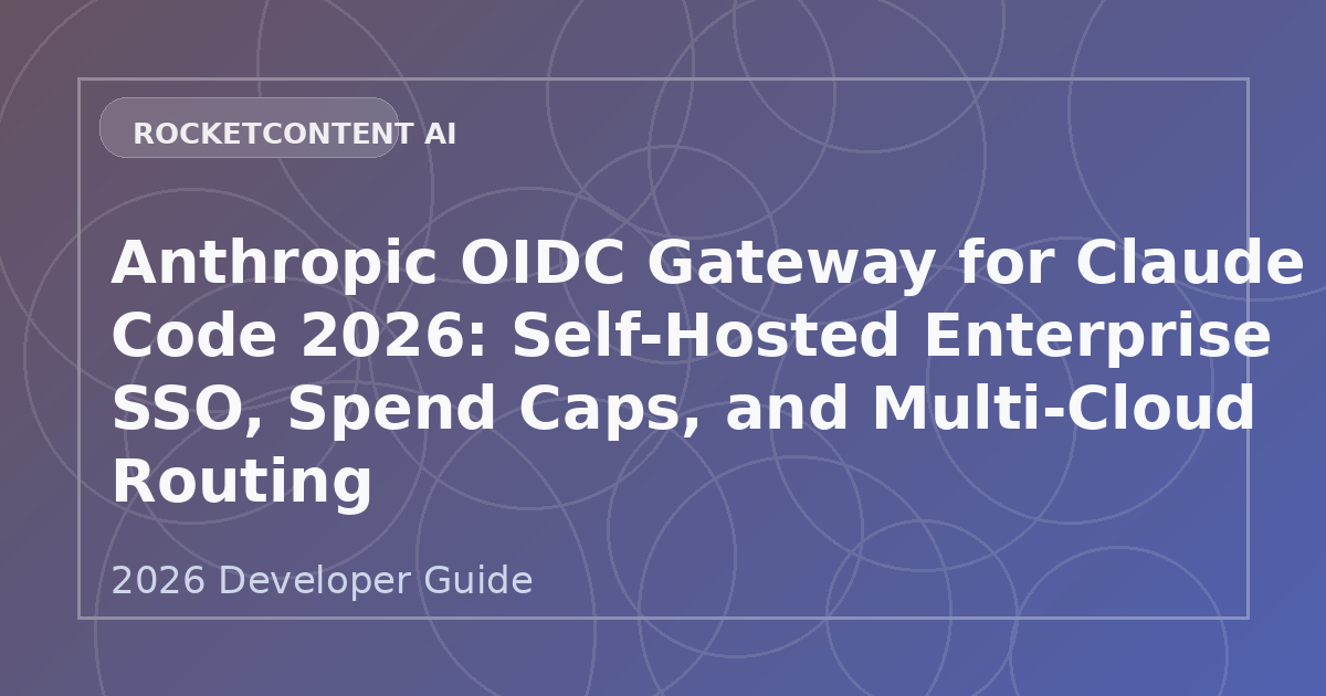 Anthropic OIDC Gateway for Claude Code 2026
