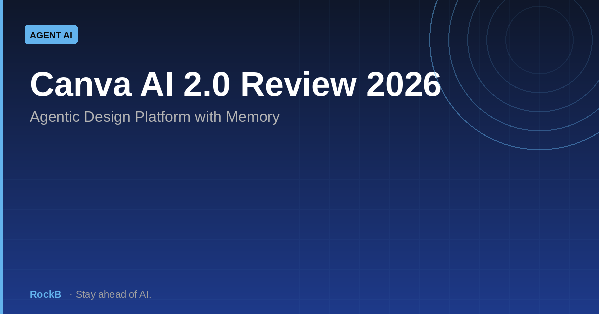 Canva AI 2.0 Review 2026: Agentic Design Platform with Memory