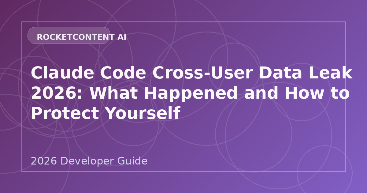 Claude Code Cross-User Data Leak 2026: What Happened and How to Protect Yourself