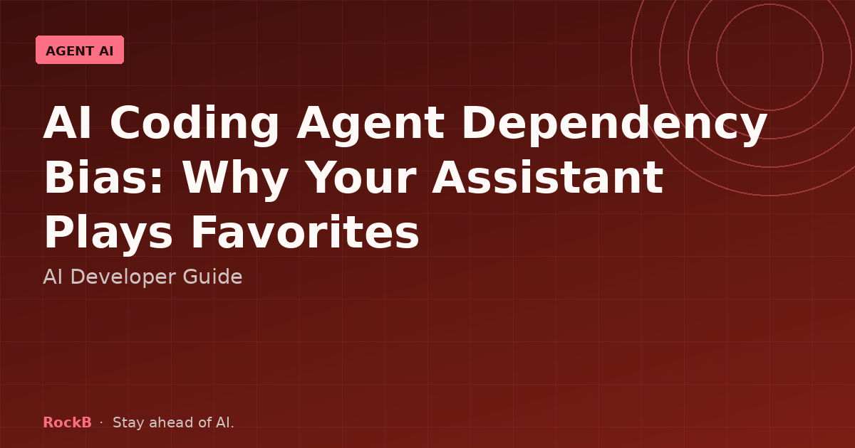 AI Coding Agent Dependency Bias