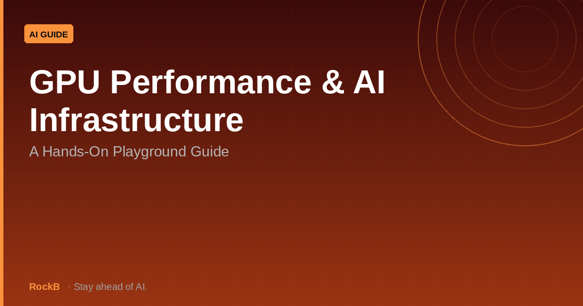 GPU Performance & AI Infrastructure: A Hands-On Playground Guide