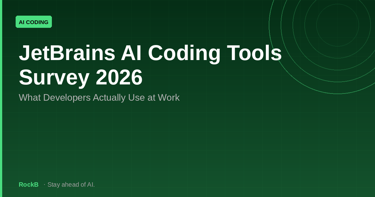 JetBrains AI Coding Tools Survey 2026: What Developers Actually Use at Work