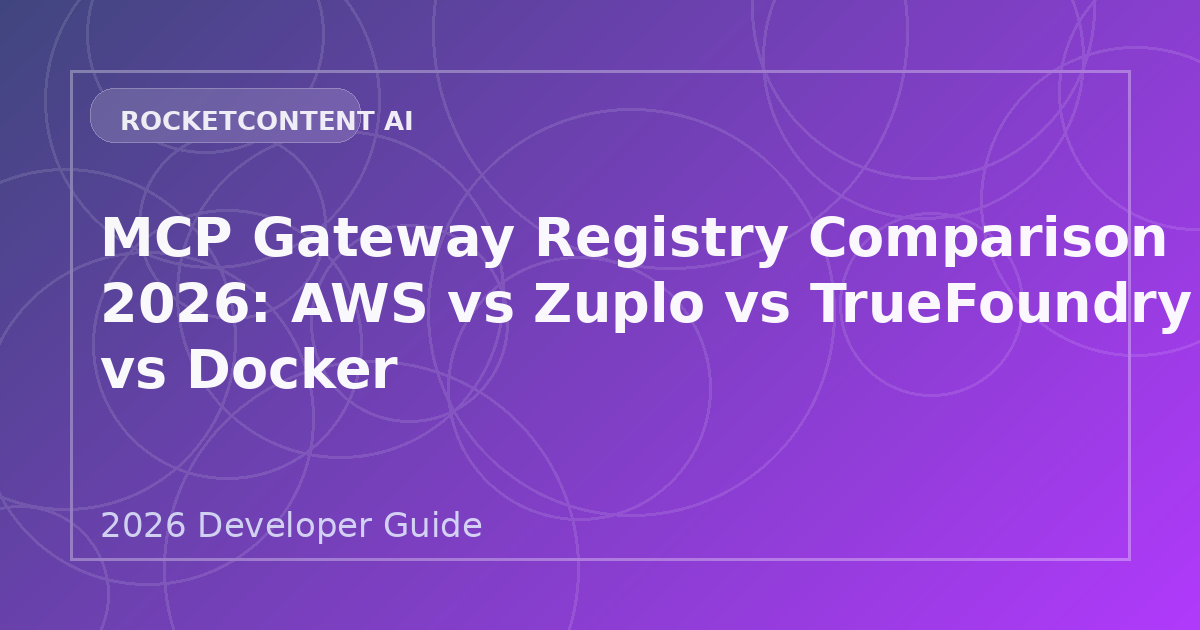 MCP Gateway Registry Comparison 2026