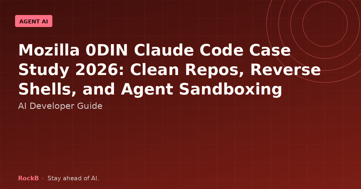 Mozilla 0DIN Claude Code Case Study 2026
