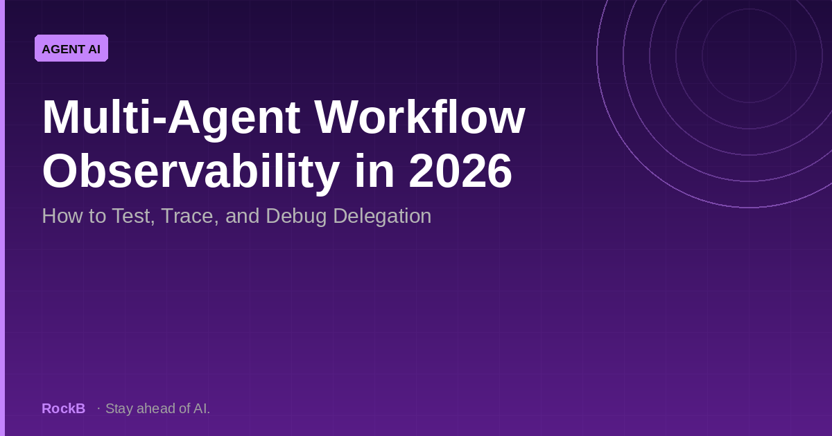 Multi-Agent Workflow Observability in 2026: How to Test, Trace, and Debug Delegation