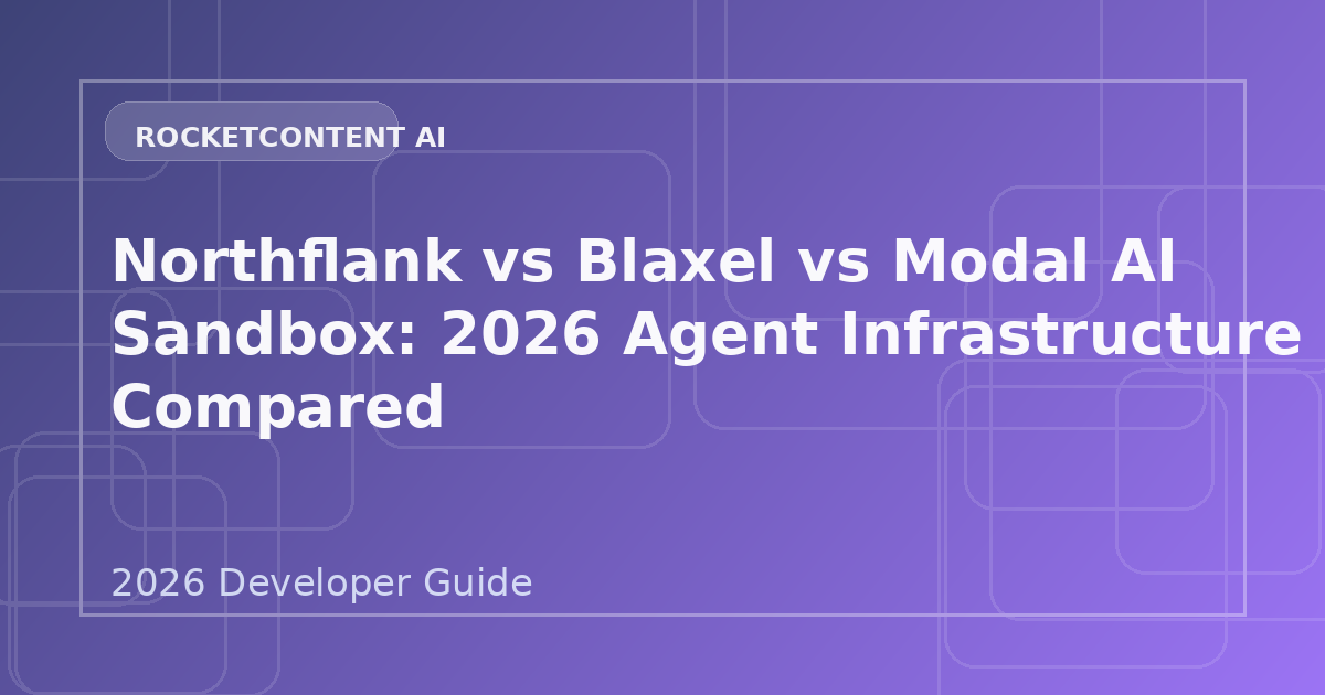 Northflank vs Blaxel vs Modal AI Sandbox: 2026 Agent Infrastructure Compared