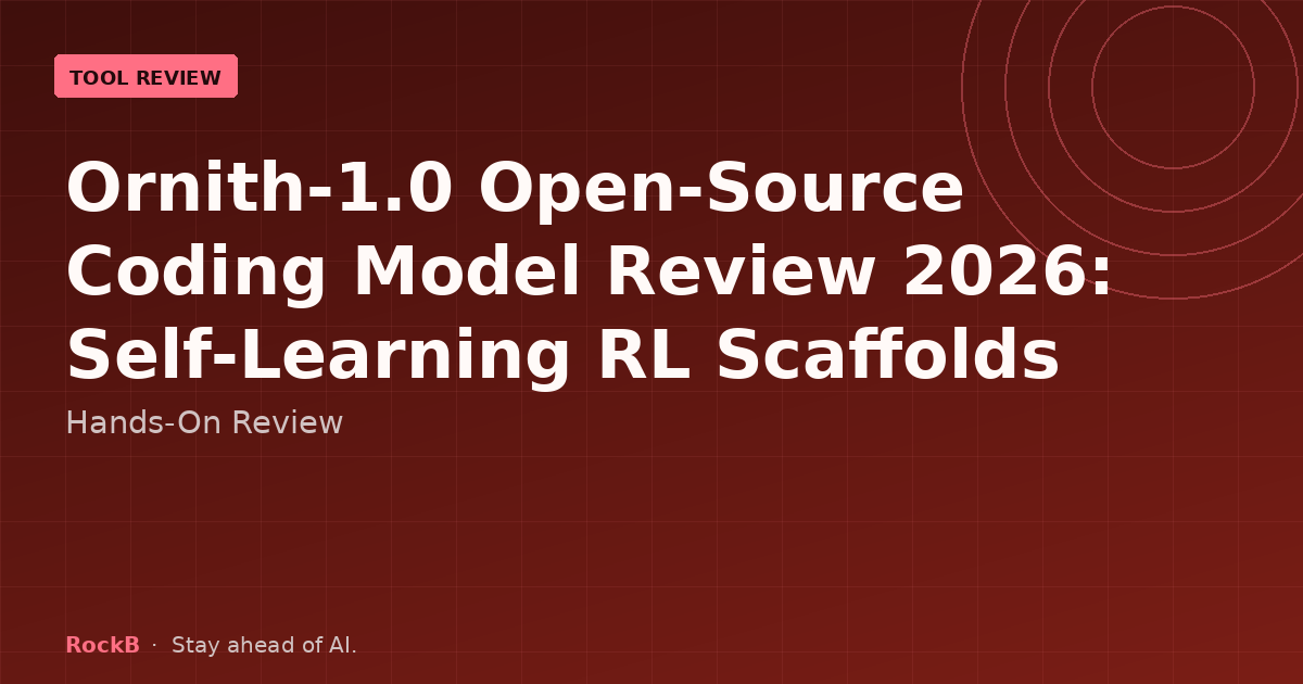 Ornith-1.0 Open-Source Coding Model