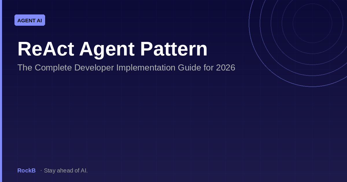 ReAct Agent Pattern: The Complete Developer Implementation Guide for 2026