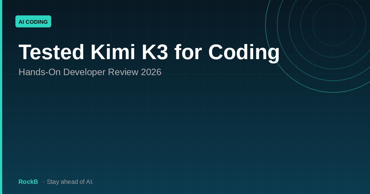 Tested Kimi K3 for Coding: Hands-On Developer Review 2026
