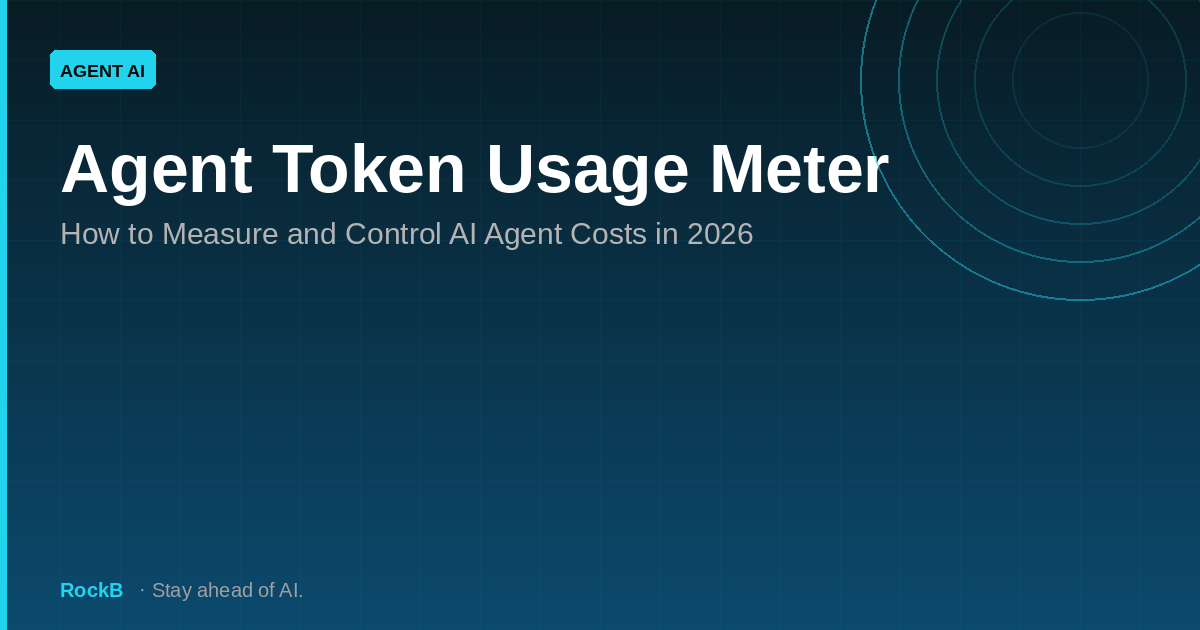 Agent Token Usage Meter: How to Measure and Control AI Agent Costs in 2026