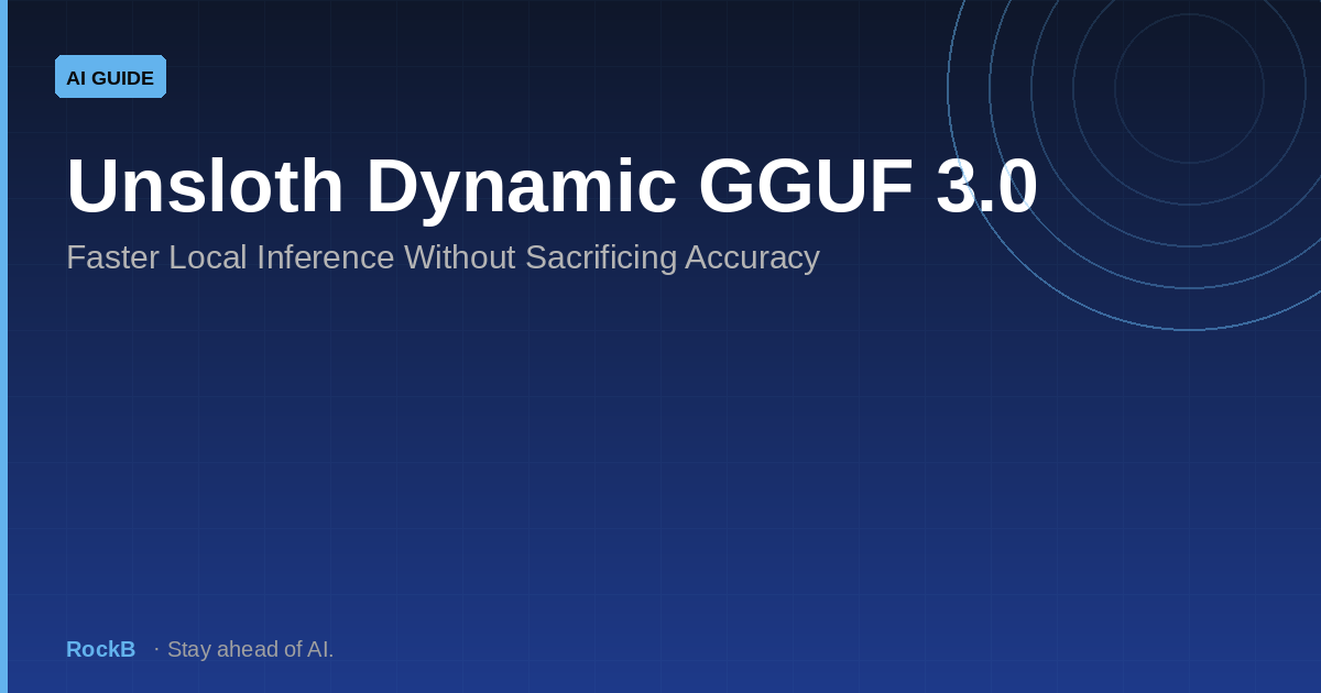 Unsloth Dynamic 3.0 GGUF quantization improves local LLM inference accuracy at matched size