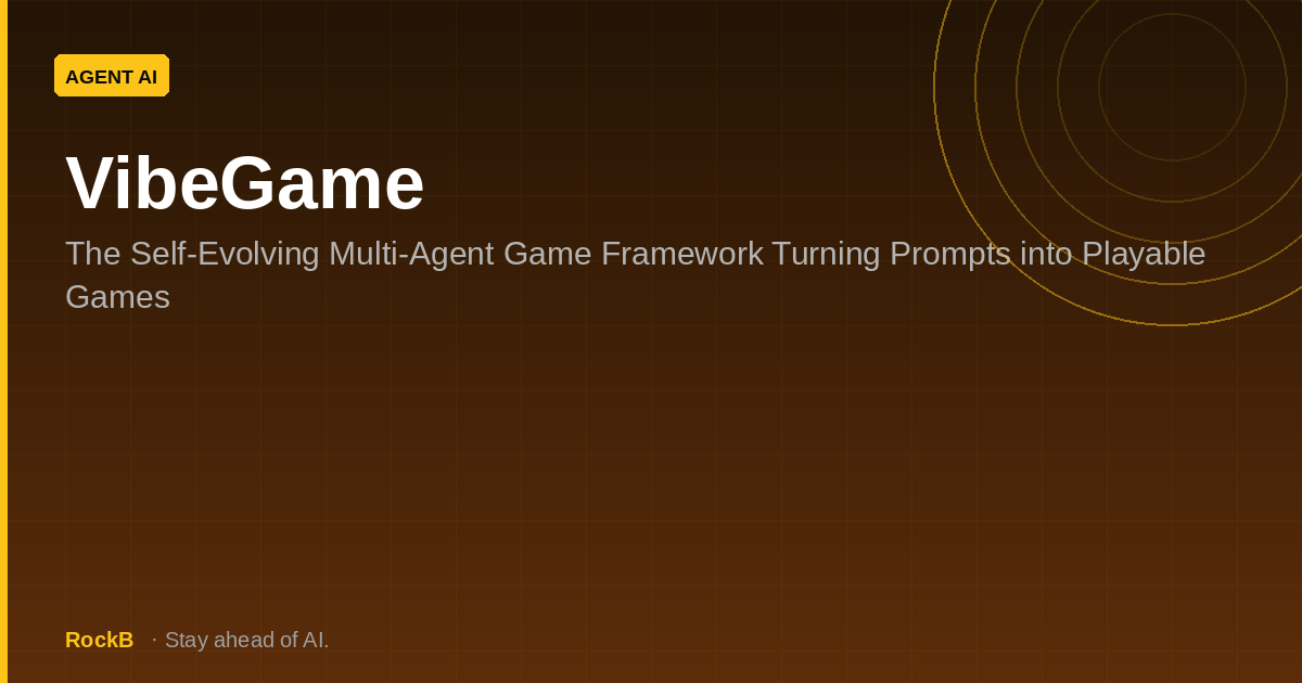 VibeGame: Self-Evolving Multi-Agent Game Framework