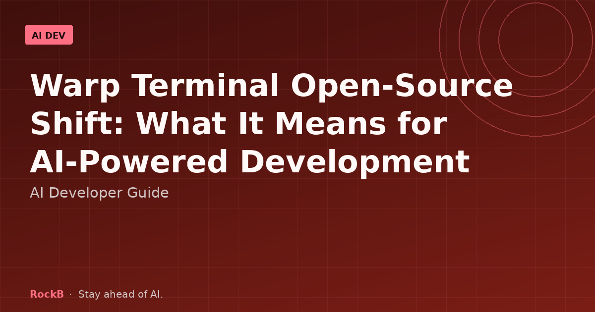 Warp Terminal Open-Source Shift