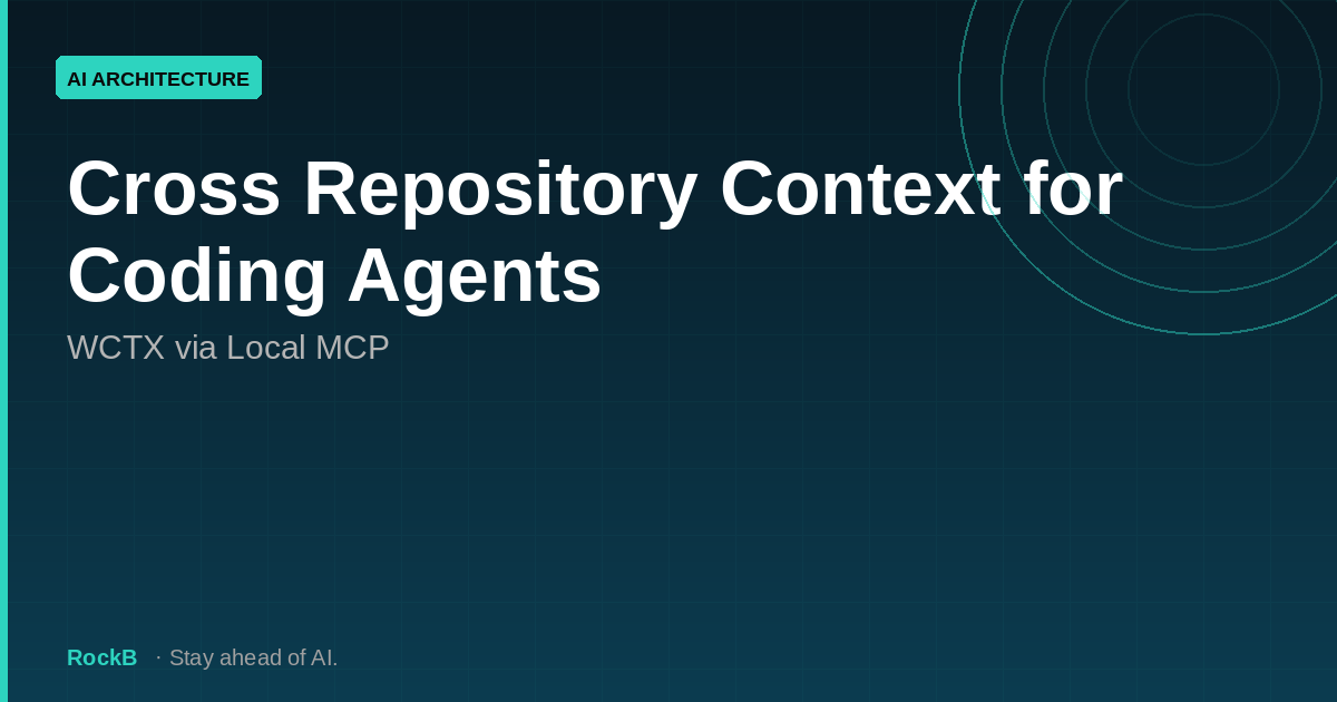 WCTX: Cross-Repository Context for Coding Agents via Local MCP